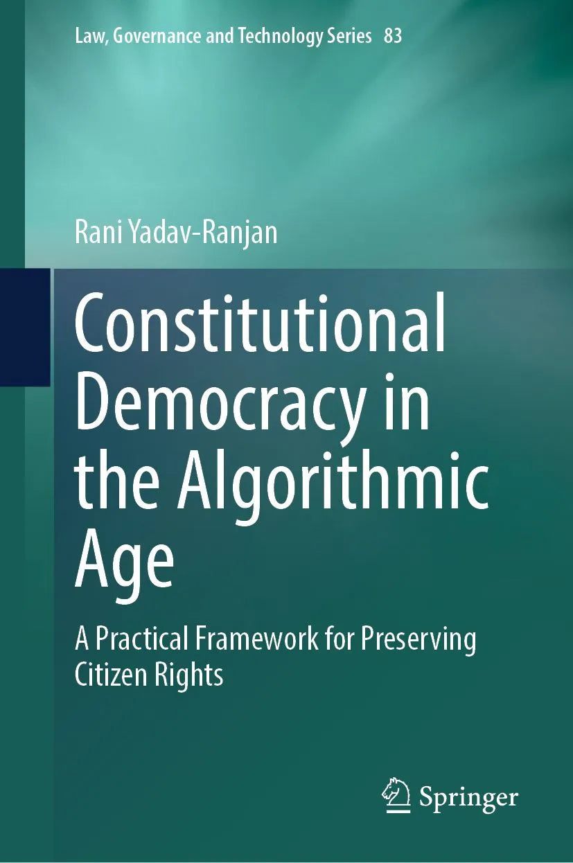 Cover: Constitutional Democracy in the Algorithmic Age (E-Book) von Rani Yadav-Ranjan