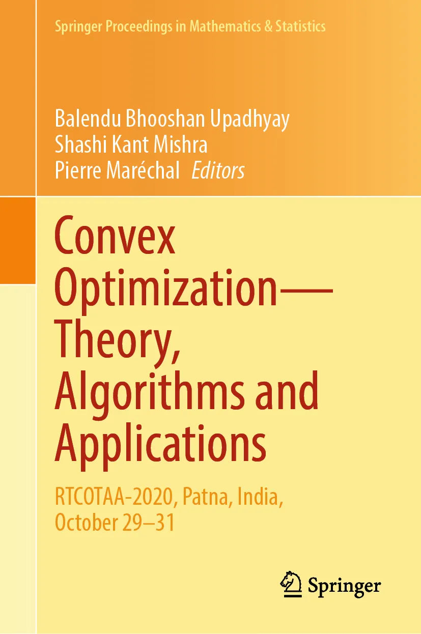 Cover: Convex Optimization—Theory, Algorithms and Applications (E-Book)