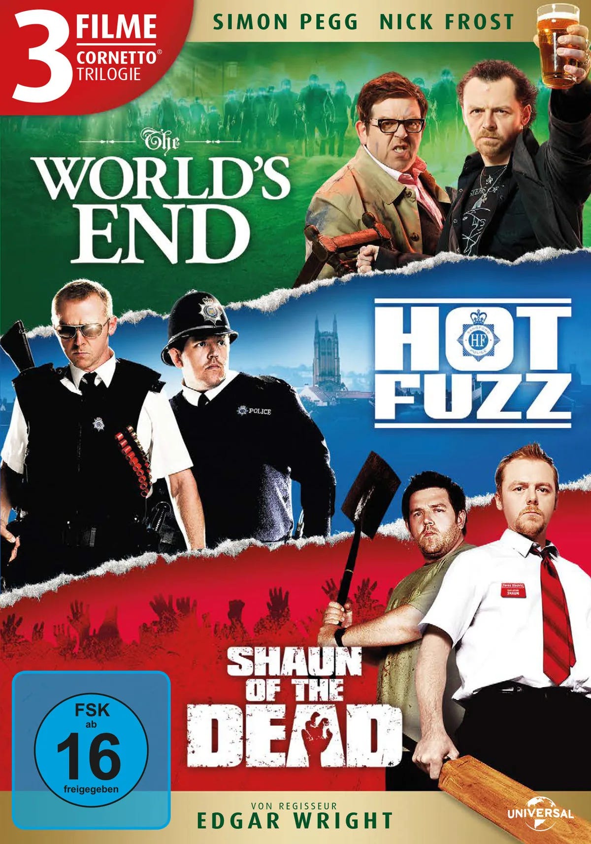 Cornetto Trilogie  [3 DVDs] - DVD