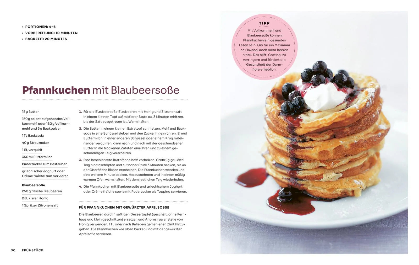 Innenansicht von 'Cortisol-Balance-Kochbuch' - Taschenbuch