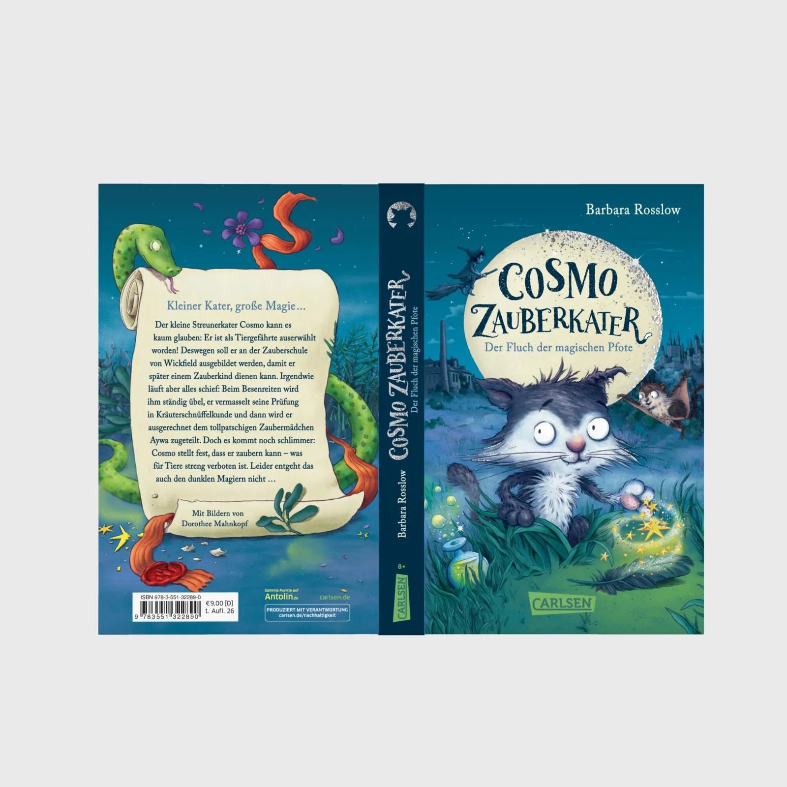 Barbara Rosslow - Cosmo Zauberkater 1: Der Fluch der magischen Pfote