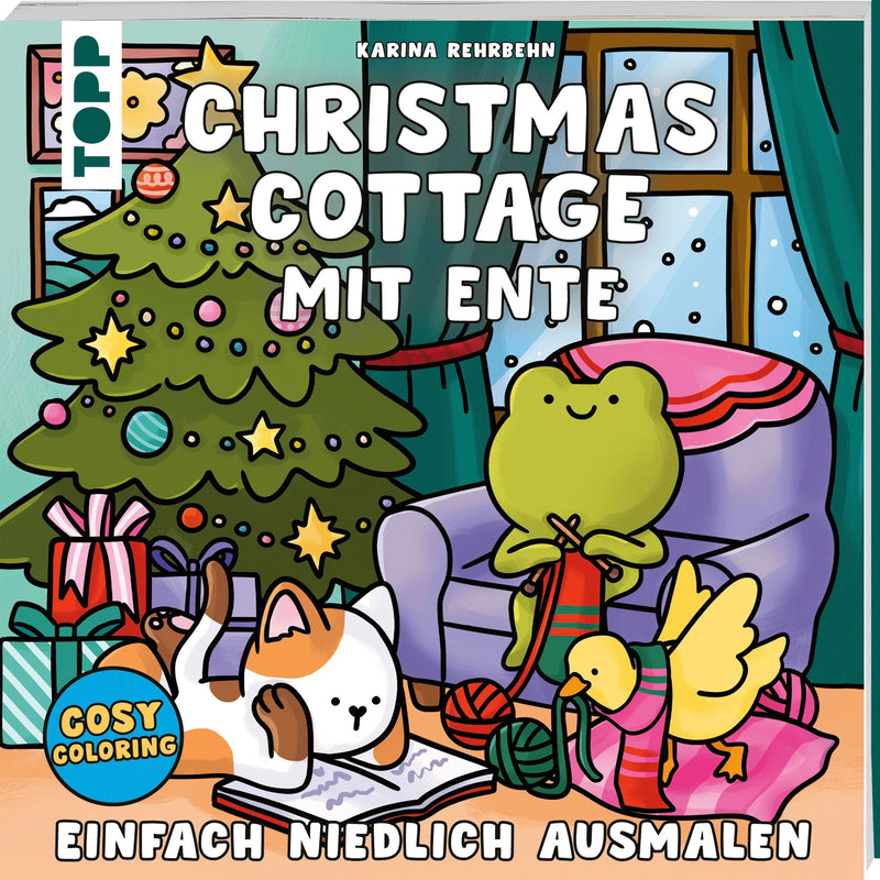 Cosy Coloring - Christmas Cottage mit Ente