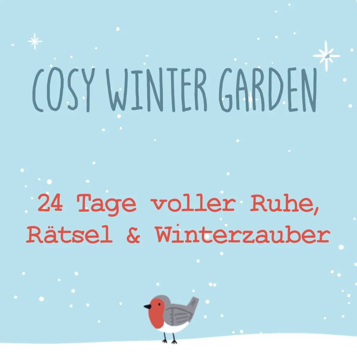 Detailansicht: Cosy Winter Garden Adventskalender (Hardcover)