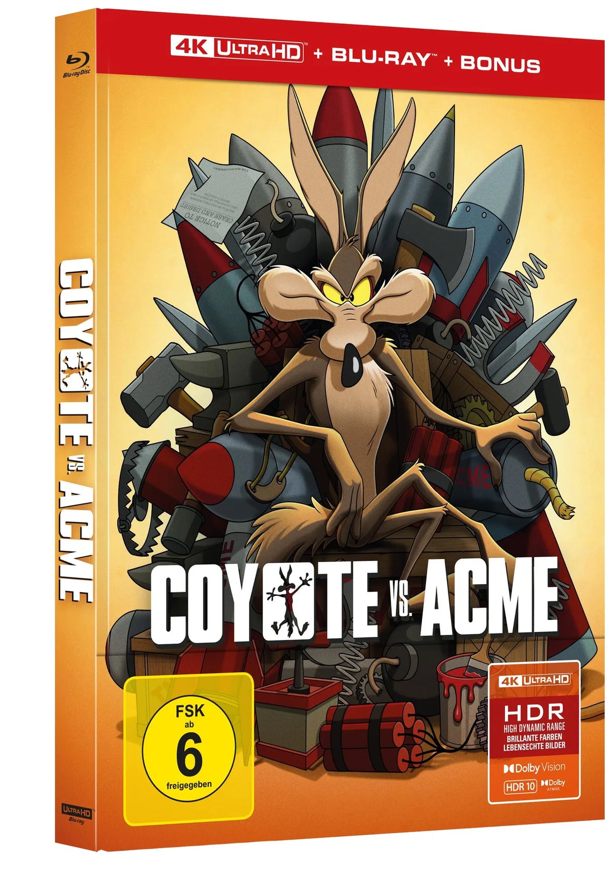 Produktansicht 1 von Coyote vs. ACME - Limitiertes 2-Disc Mediabook - 4K UHD Blu-ray – Mediabook