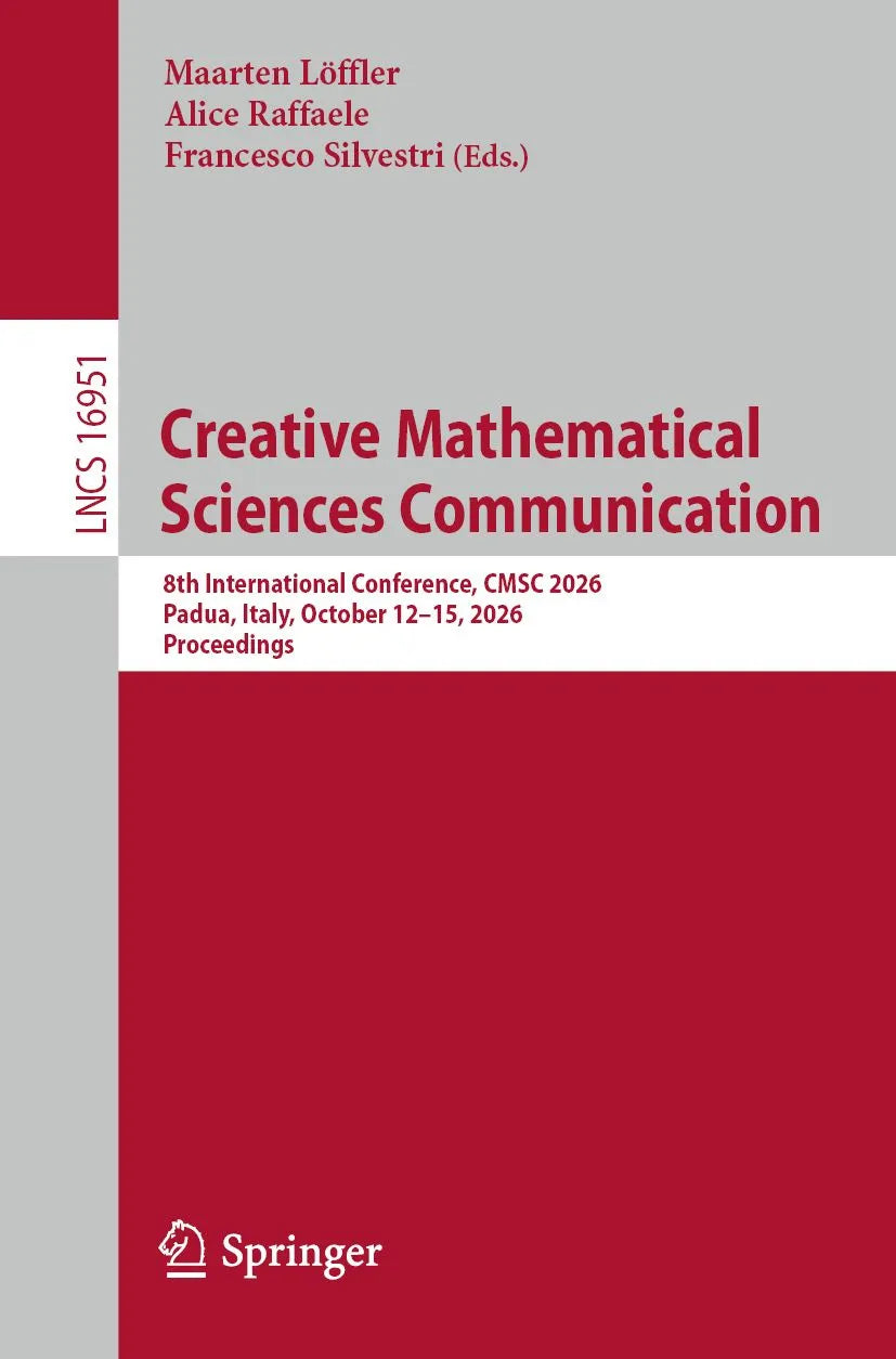 Cover: Creative Mathematical Sciences Communication (E-Book) von Maarten Löffler