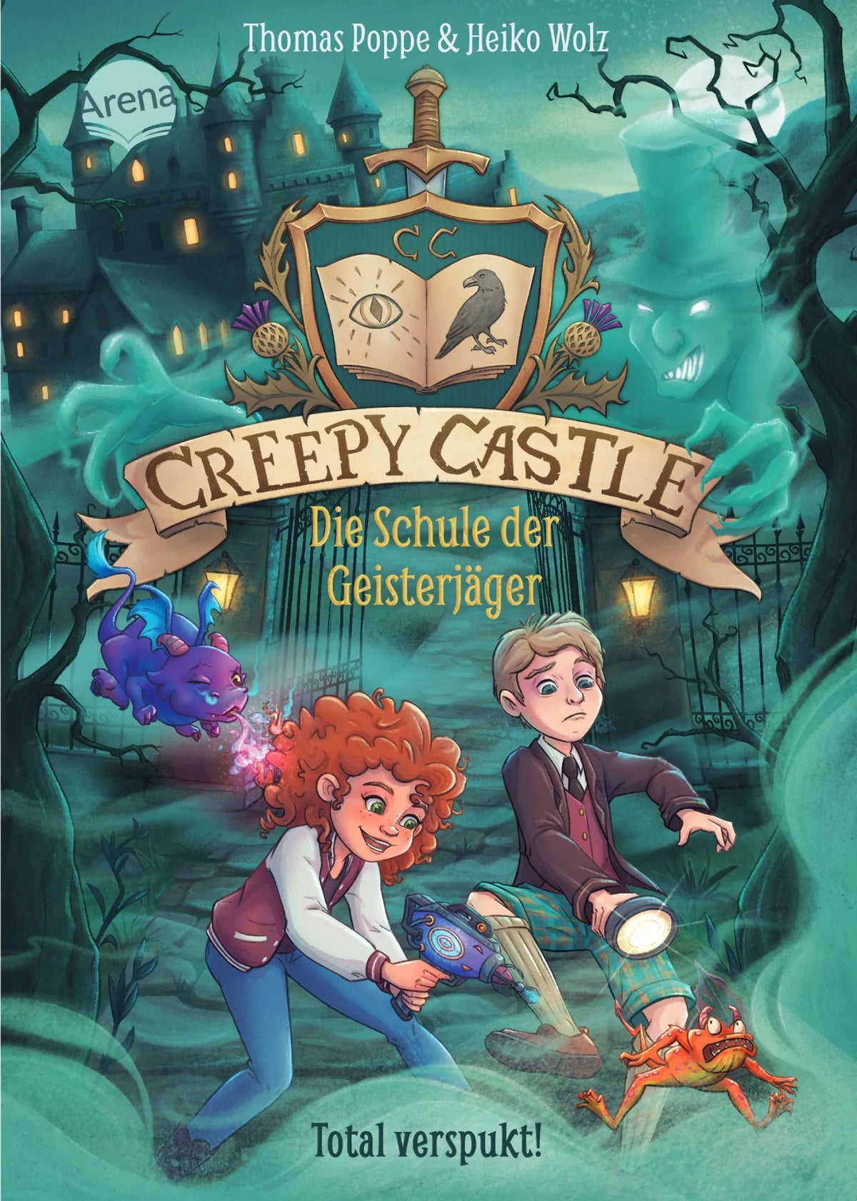 Cover: Creepy Castle – Die Schule der Geisterjäger (Hardcover) von Thomas Poppe