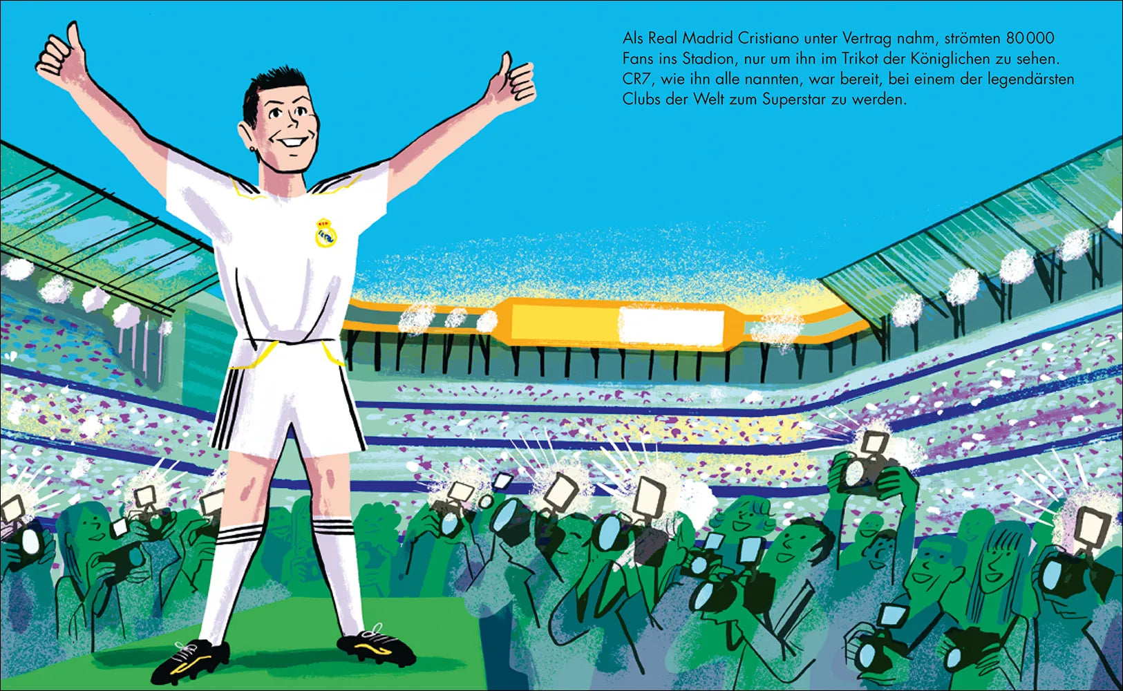 Detailansicht: Cristiano Ronaldo – Little People, BIG DREAMS (Hardcover)