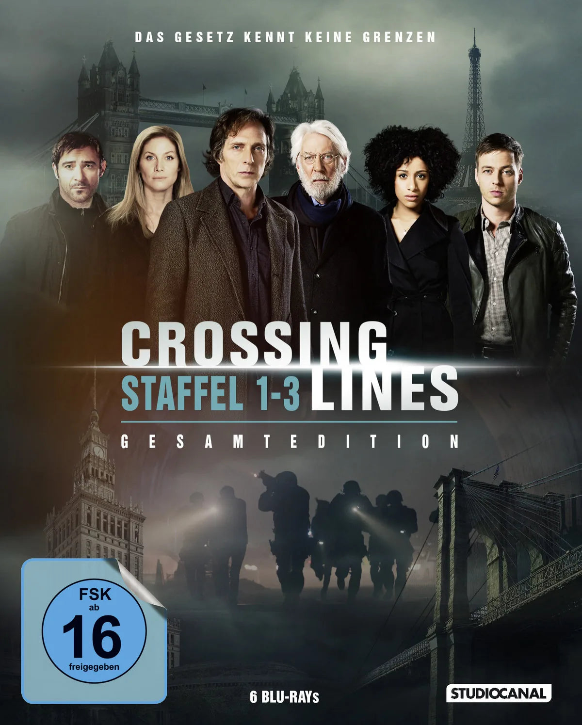 Crossing Lines - Staffel 1-3  [6 BRs] - Blu-ray Disc