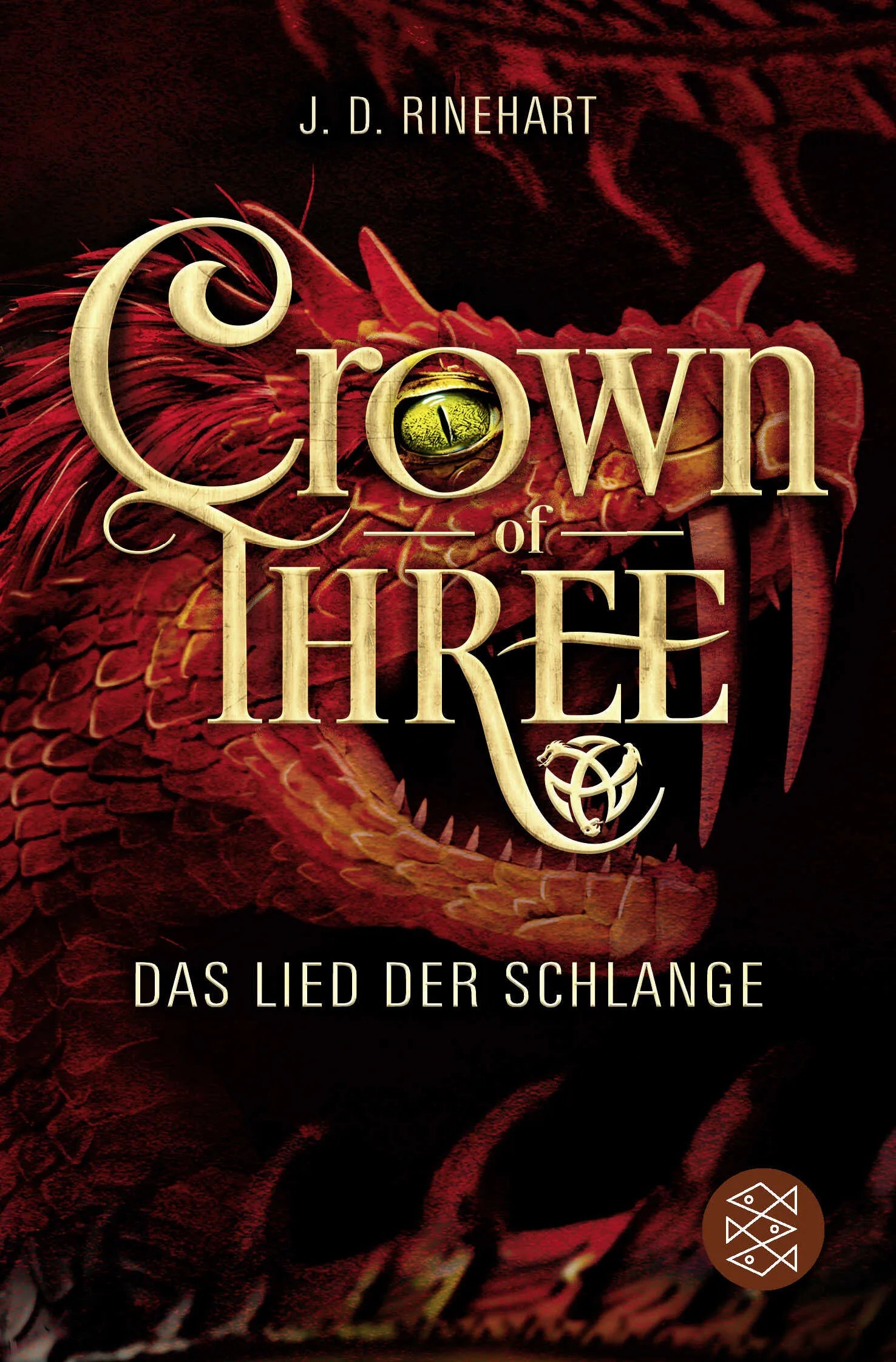 Buchcover von 'Crown of Three – Das Lied der Schlange' - Paperback von J. D. Rinehart
