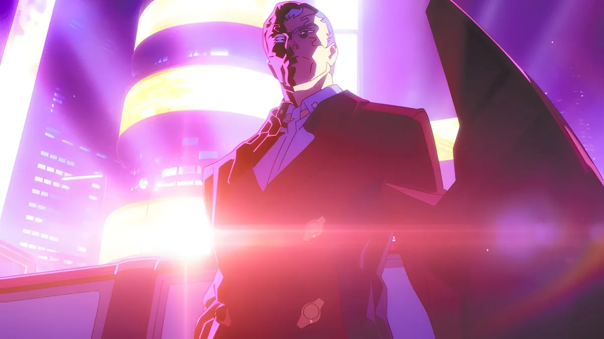 Filmszene 3 aus Cyberpunk Edgerunners – Blu-ray. Regie: Hiroyuki Imaishi