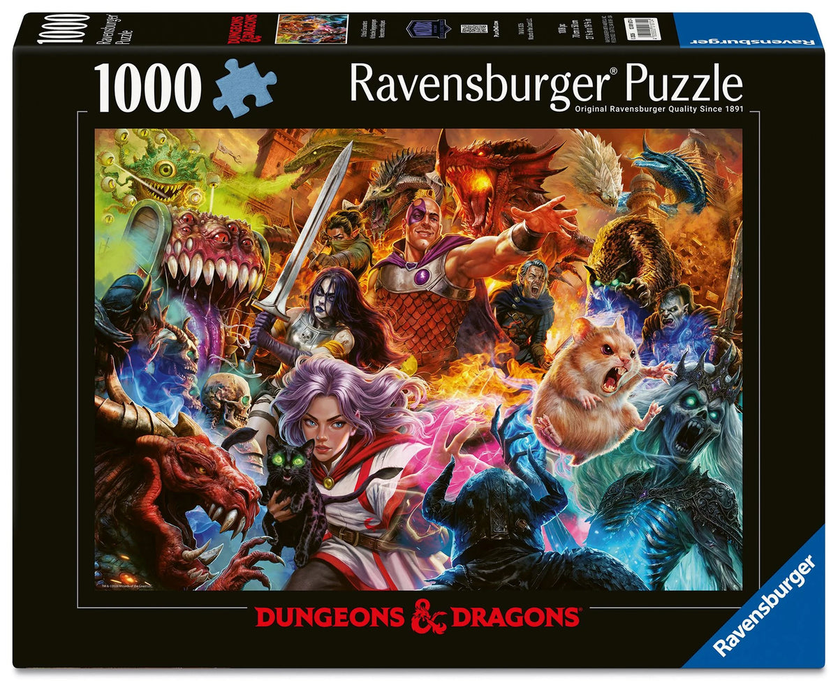 Puzzle: Erwachsenenpuzzle 1000 Teile - D&D - Critical Encounters