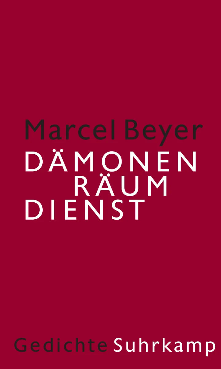 Buchcover von 'Dämonenräumdienst' - Gebundene Ausgabe von Marcel Beyer