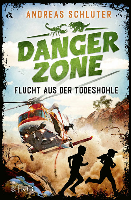 Buchcover von 'Dangerzone – Flucht aus der Todeshöhle' - Gebundene Ausgabe von Andreas Schlüter