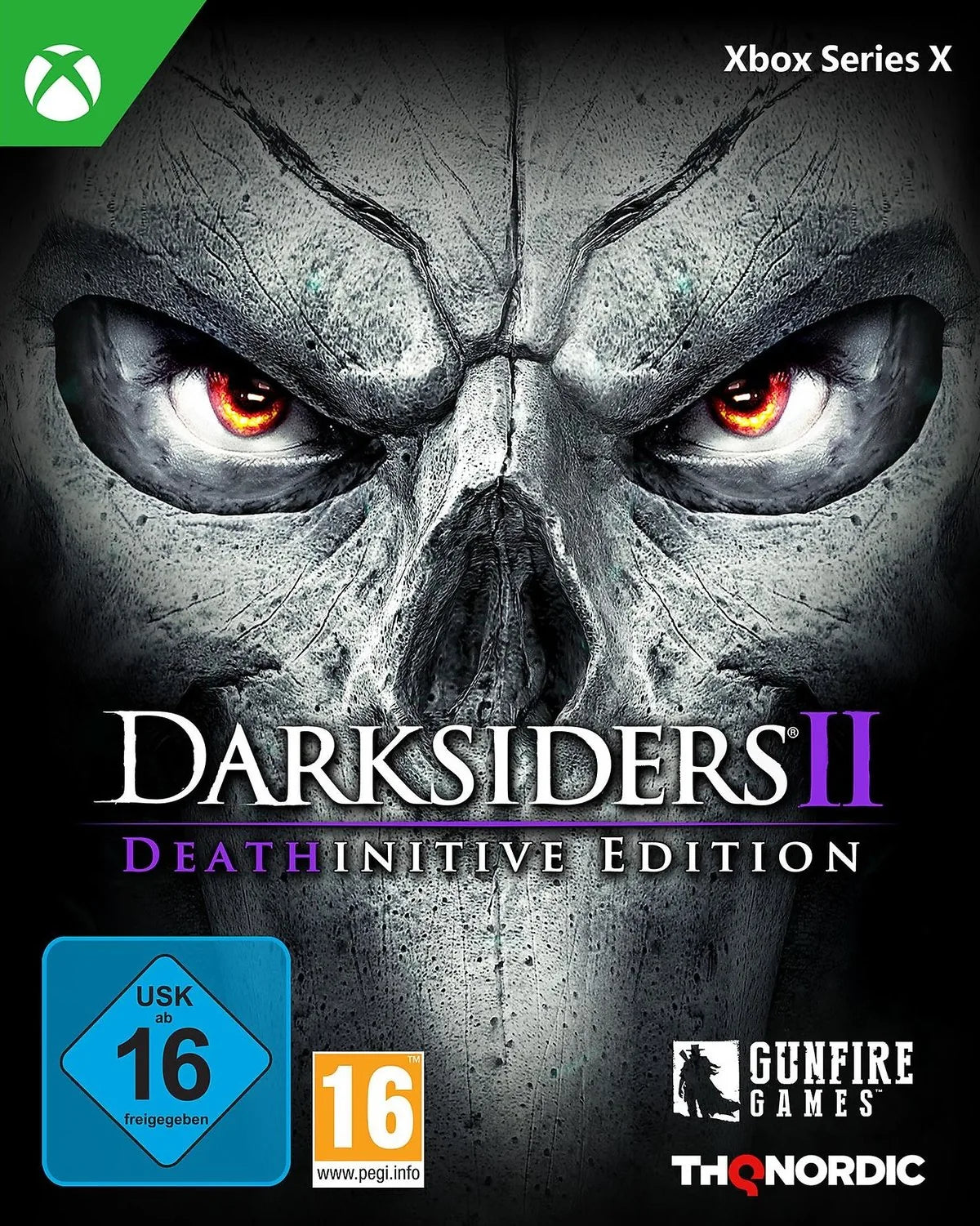 Cover: Darksiders II - Deathinitive Edition für Xbox Series X. Publisher: THQ Nordic GmbH