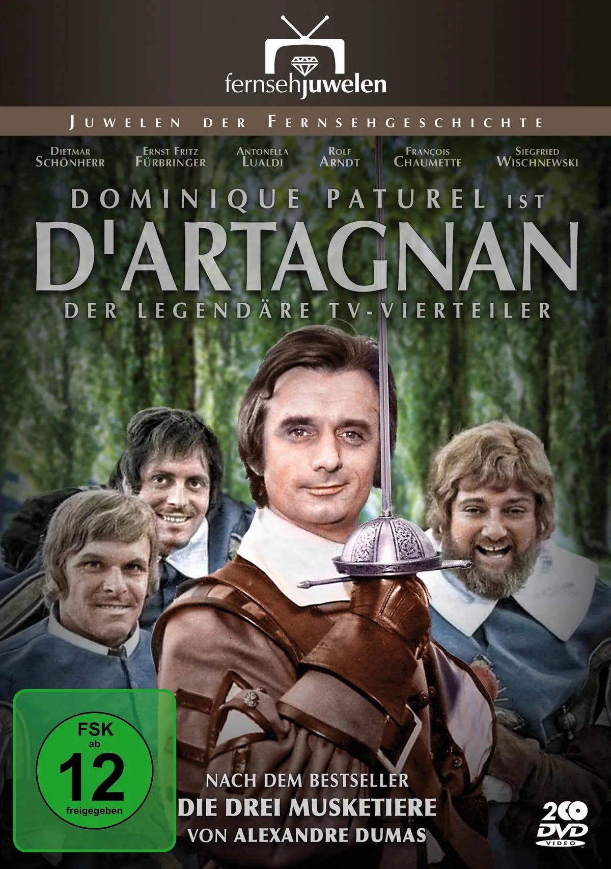 D'Artagnan - Der legendäre ARD-Vierteiler [2DVD] - DVD