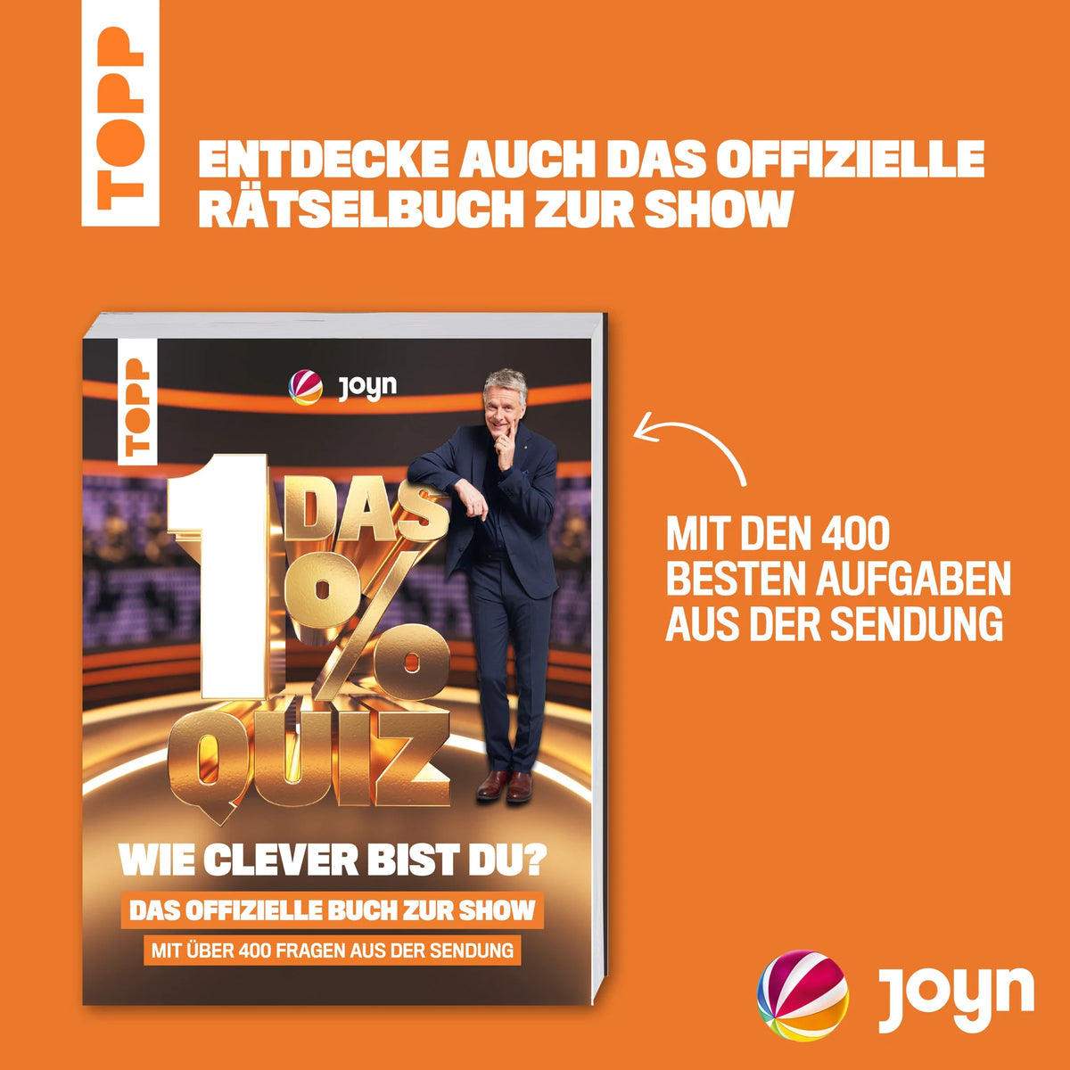 Das 1% Quiz – Wie clever bist du? Das offizielle Quizspiel mit Fragen aus der Show – Ansicht