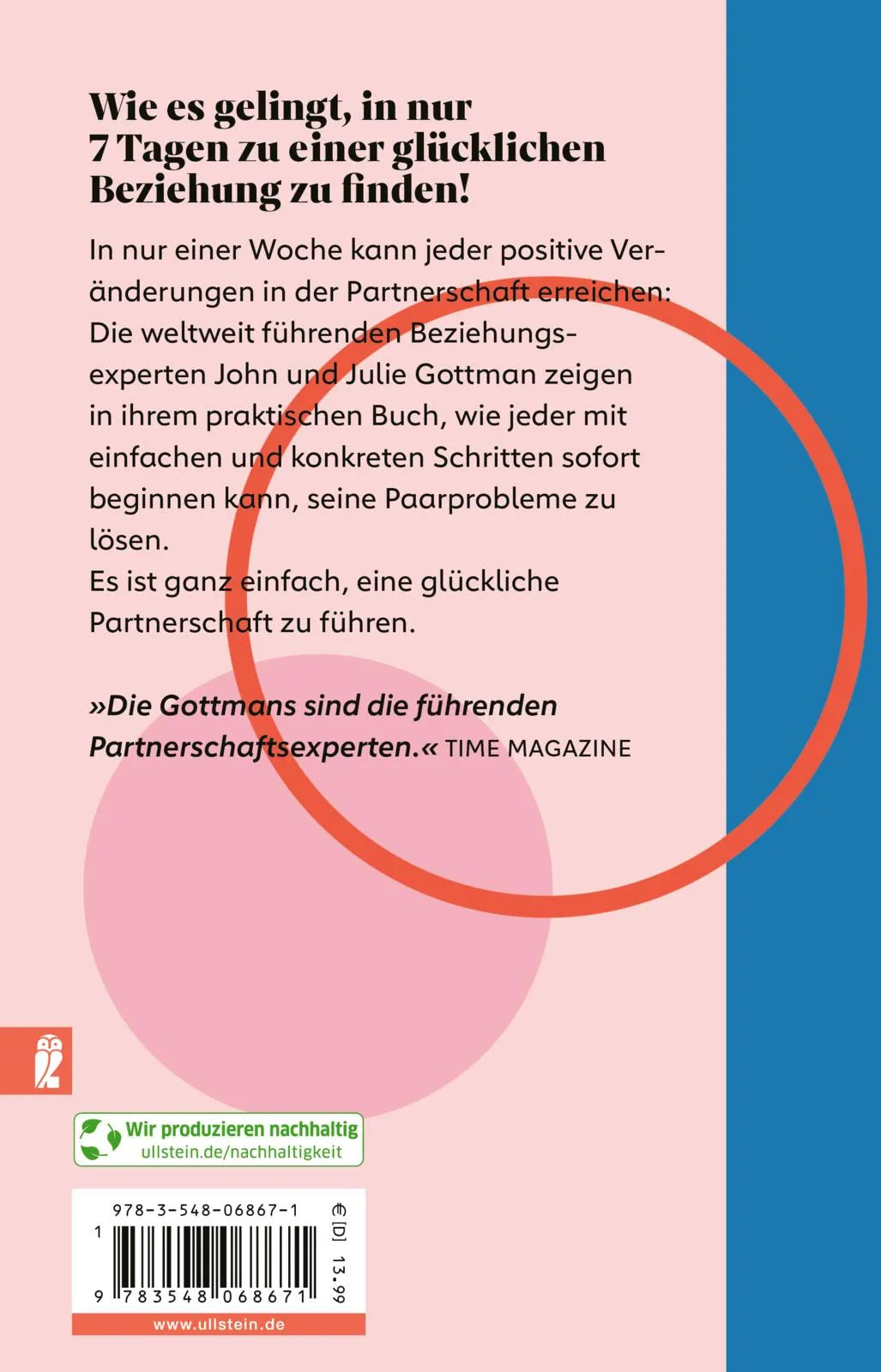 Rückseite: Das 7-Tage-Rezept für erfüllte Liebe (Taschenbuch)