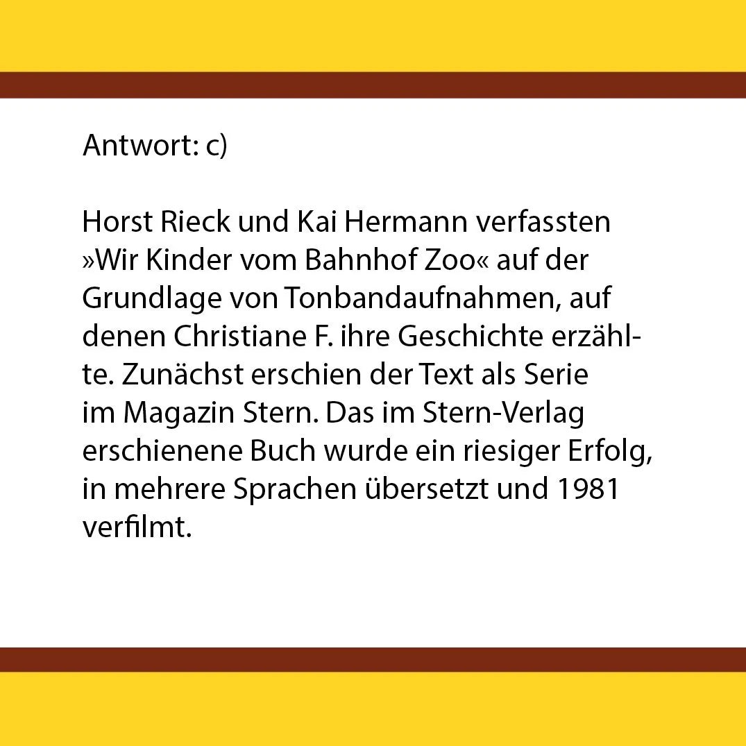 Das 70er-Quiz – Ansicht