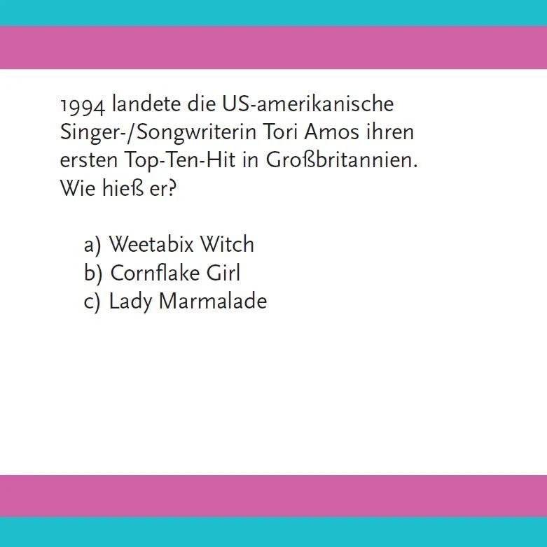 Das 90er-Quiz – Ansicht