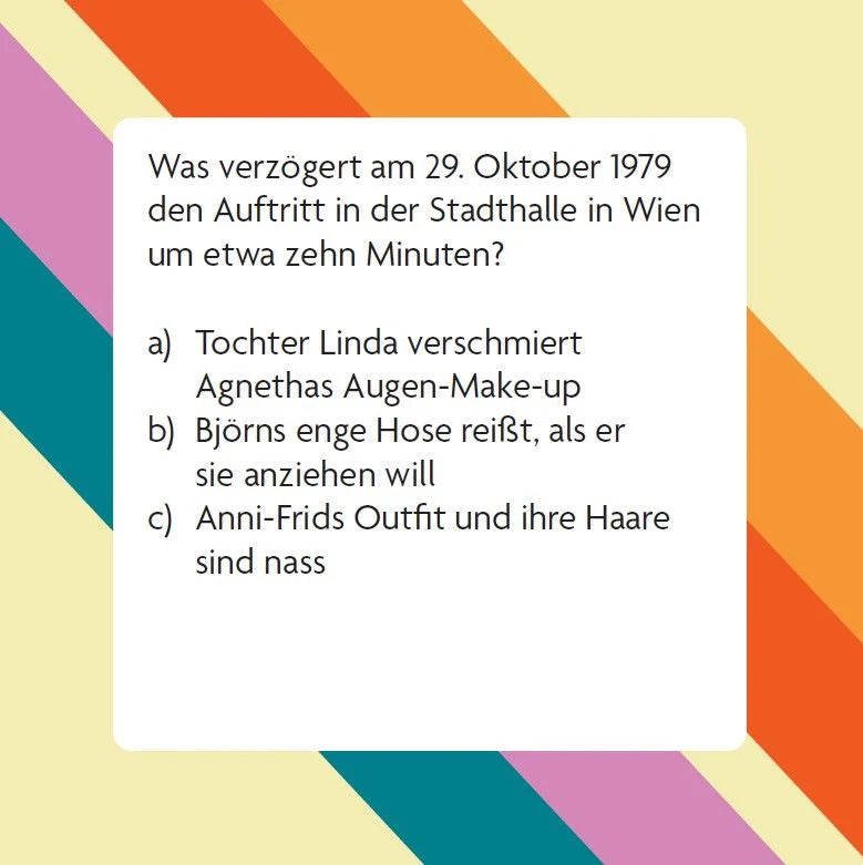 Das ABBA-Quiz – Ansicht