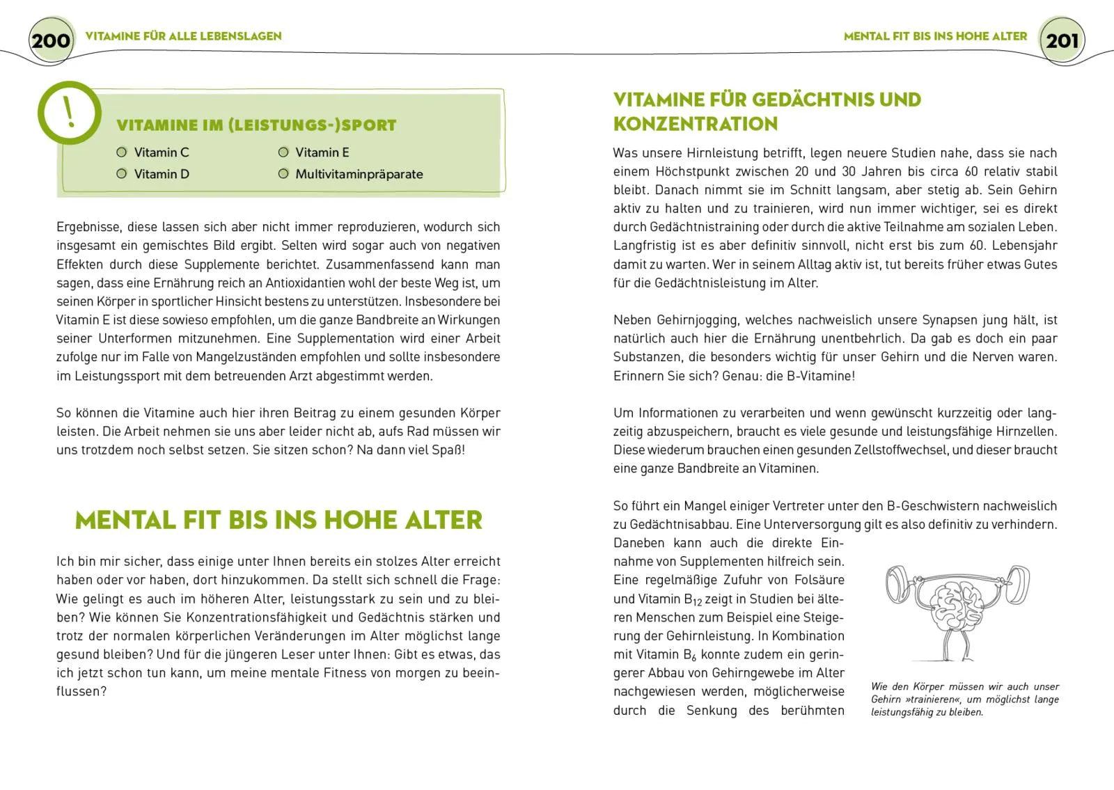 Innenansicht von 'Das ABC der Vitamine' - Taschenbuch