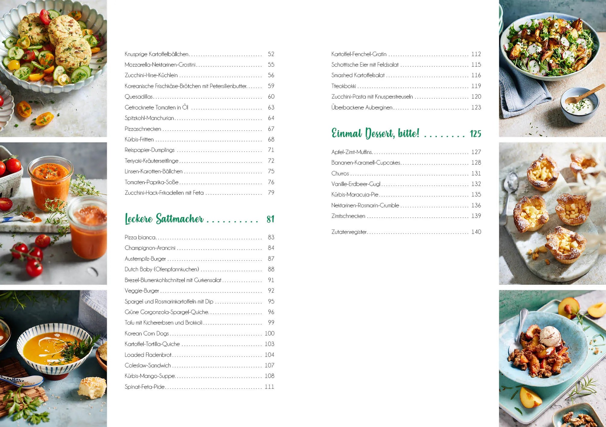 Innenansicht von 'Das Airfryer-Kochbuch: Vegetarisch' - Taschenbuch