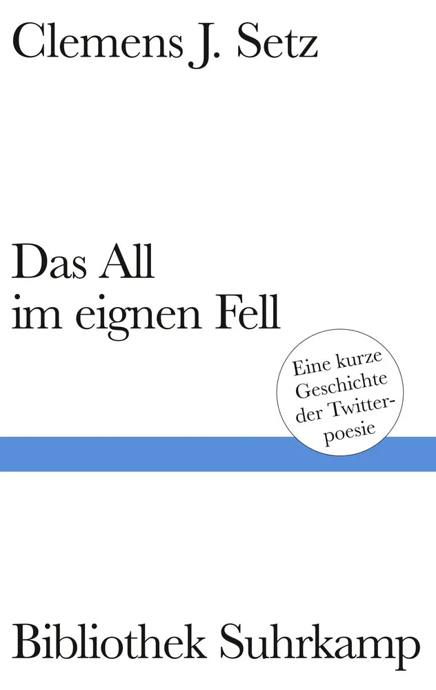 Cover: Das All im eignen Fell (E-Book) von Clemens J. Setz