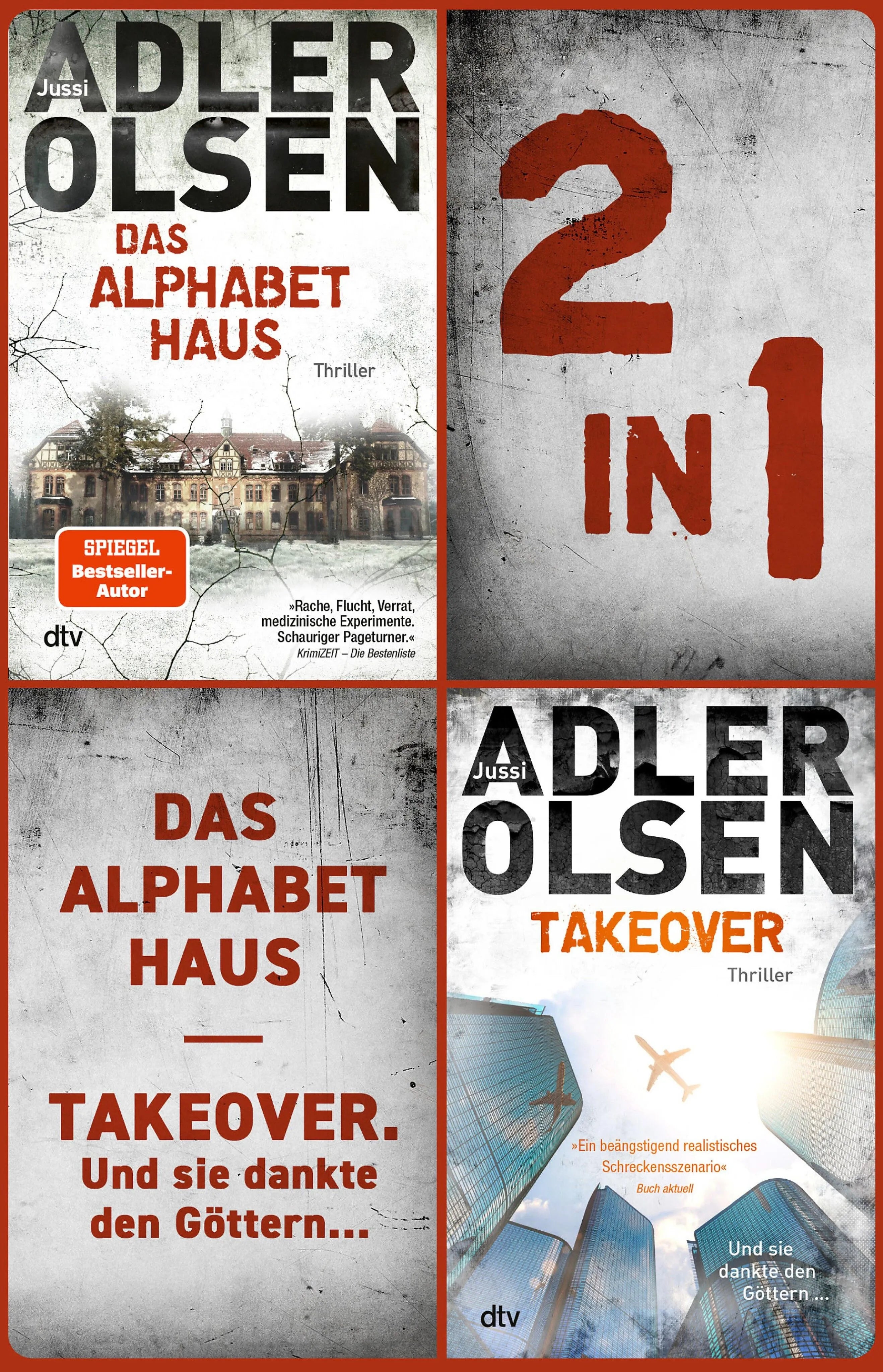 Cover: Das Alphabethaus - TAKEOVER. Und sie dankte den Göttern... (E-Book) von Jussi Adler-Olsen