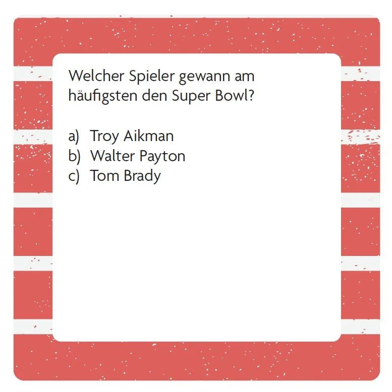 Das American Football-Quiz – Ansicht