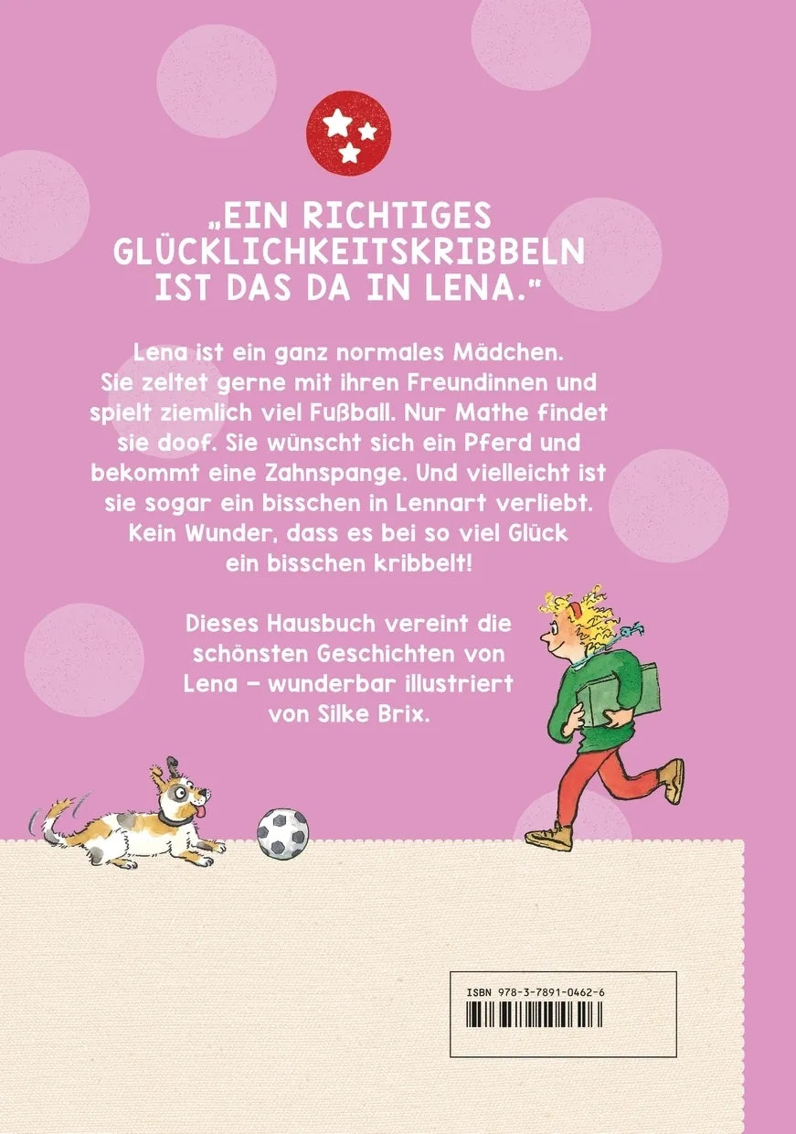 Buchrückseite von 'Das Beste von Lena' mit Klappentext - Gebundene Ausgabe