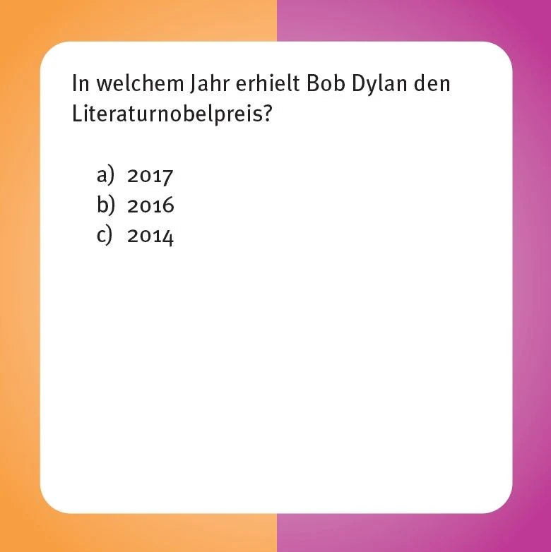 Das Bob Dylan-Quiz – Ansicht