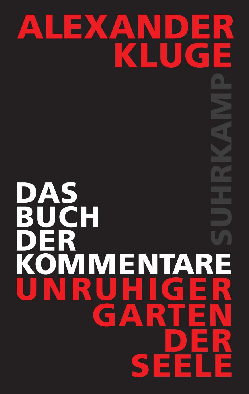 Buchcover von 'Das Buch der Kommentare' - Gebundene Ausgabe von Alexander Kluge