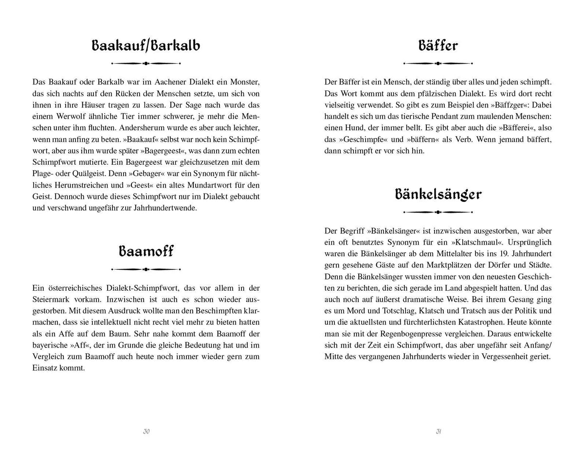 Detailansicht: Das Buch der Schimpfwörter und Flüche (Taschenbuch)
