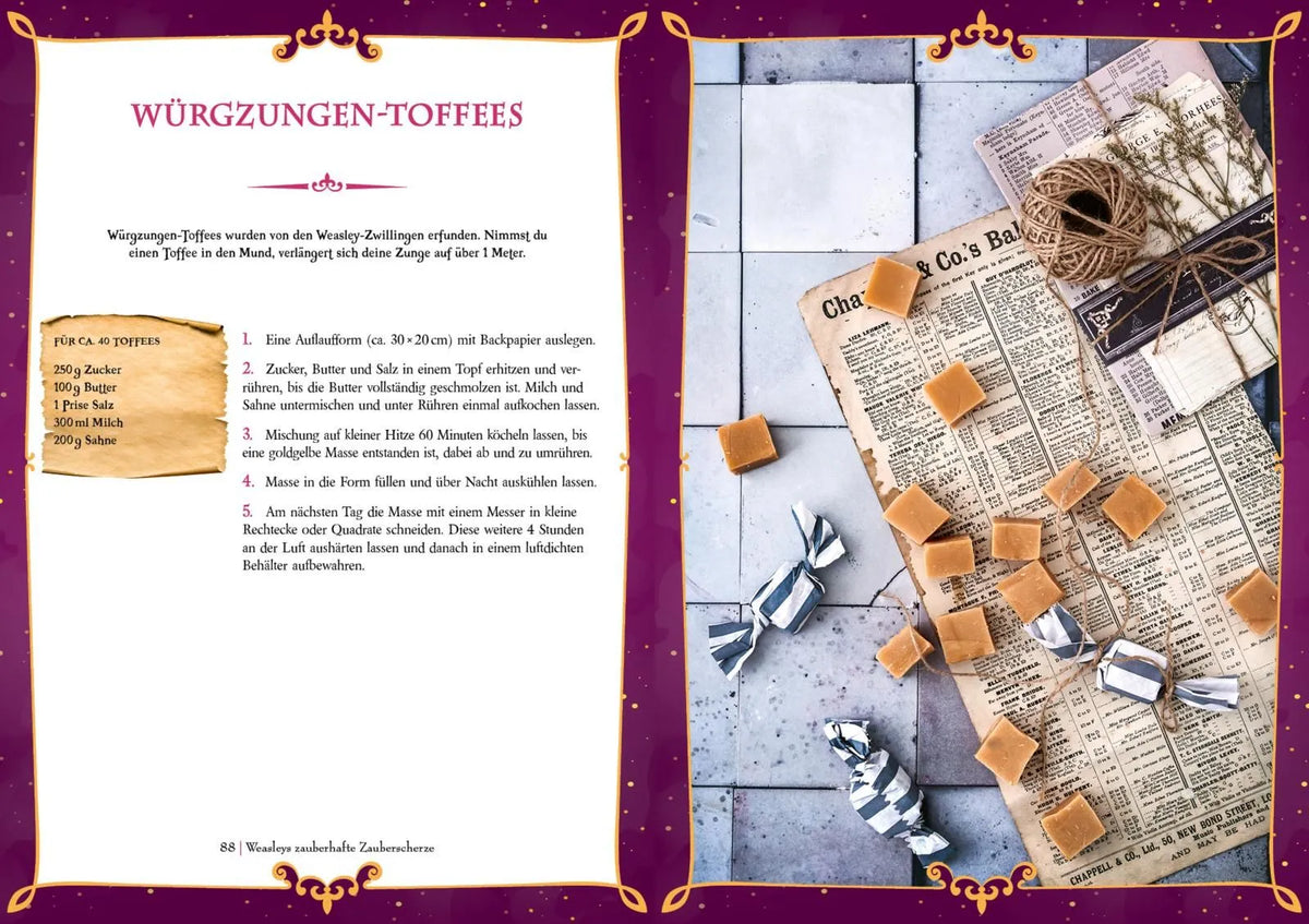 Detailansicht: Das Buch für Potter-Fans: Sweets und Candys (Hardcover)
