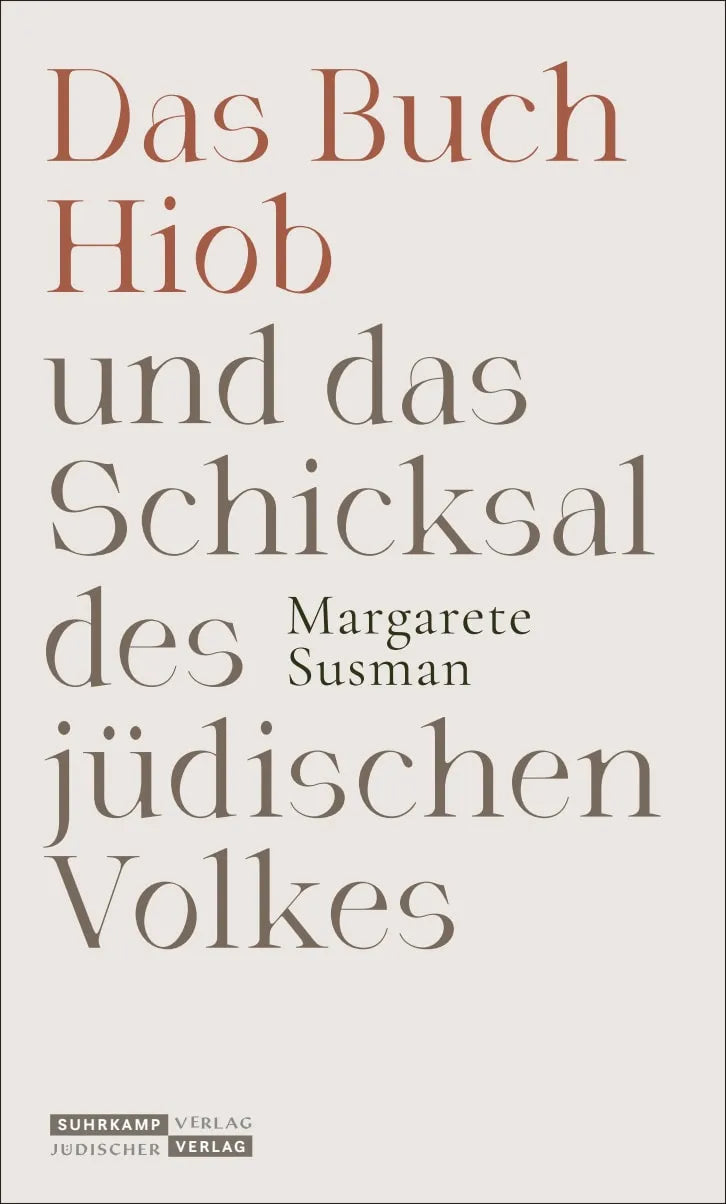 Buchcover von 'Das Buch Hiob und das Schicksal des jüdischen Volkes' - Gebundene Ausgabe von Margarete Susman