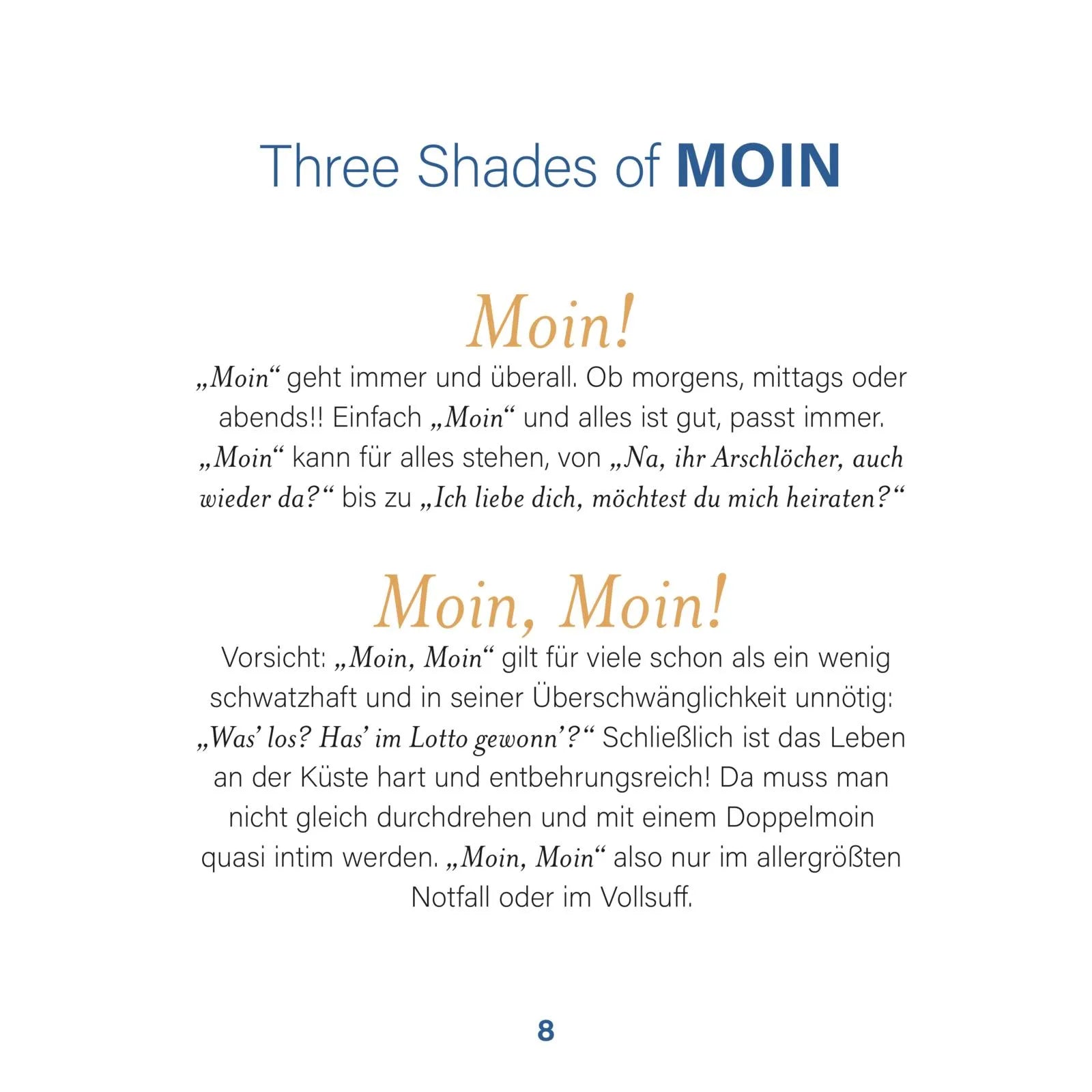 Abbildung von 'Das Buch MOIN'