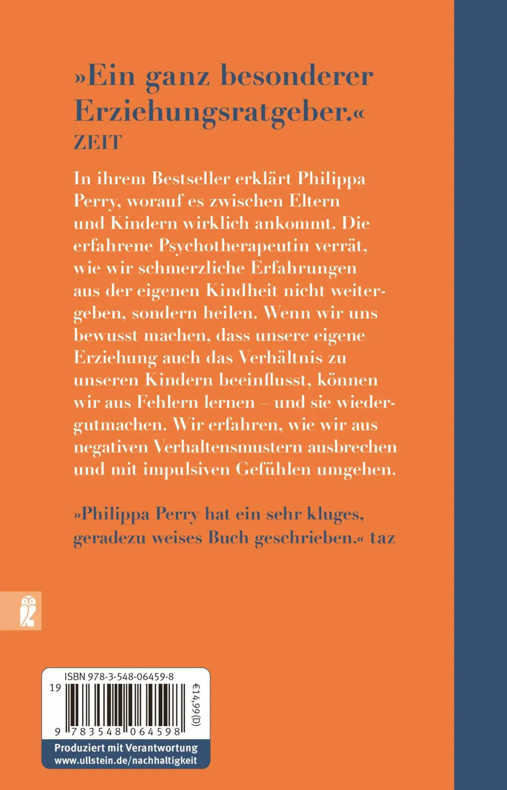 Rückseite: Das Buch, von dem du dir wünschst, deine Eltern hätten es gelesen (Taschenbuch)