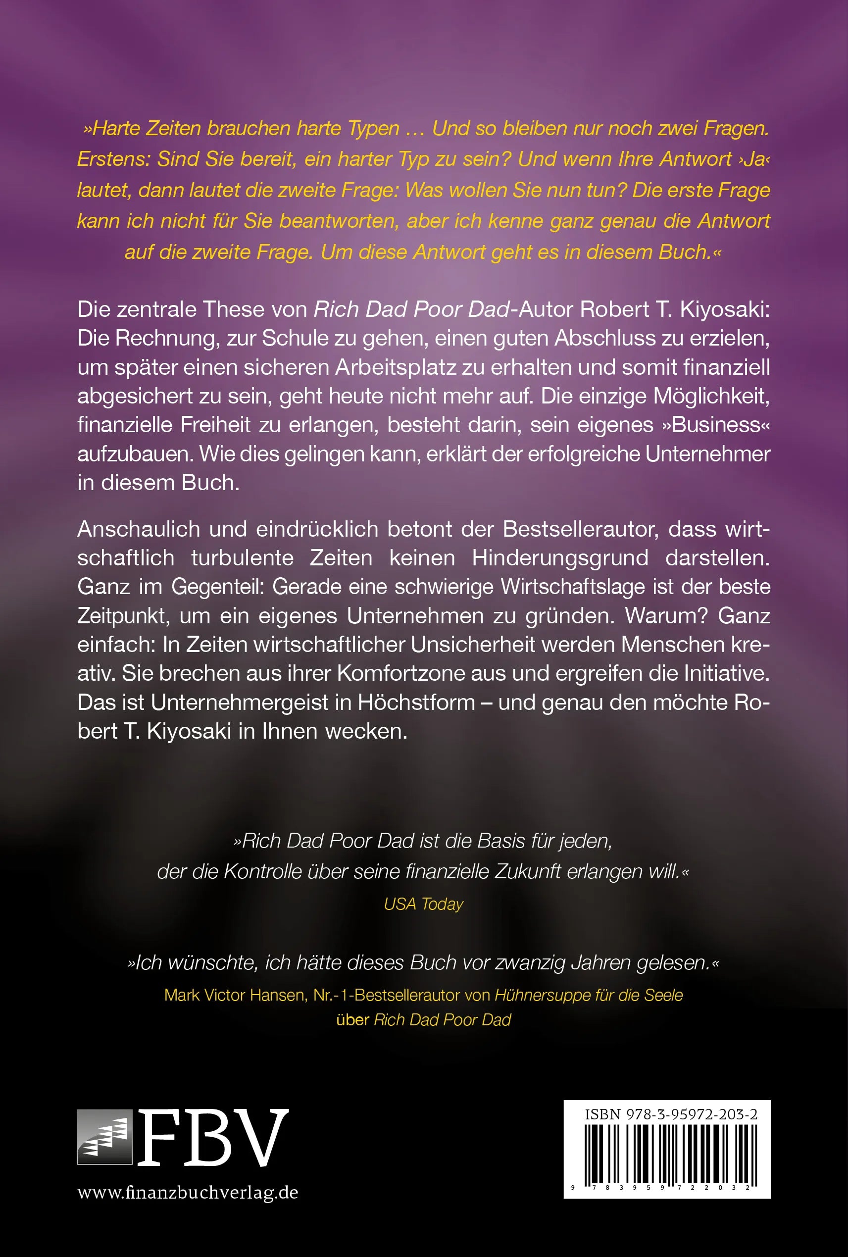 Buchrückseite von 'Das Business des 21. Jahrhunderts' mit Klappentext - Taschenbuch