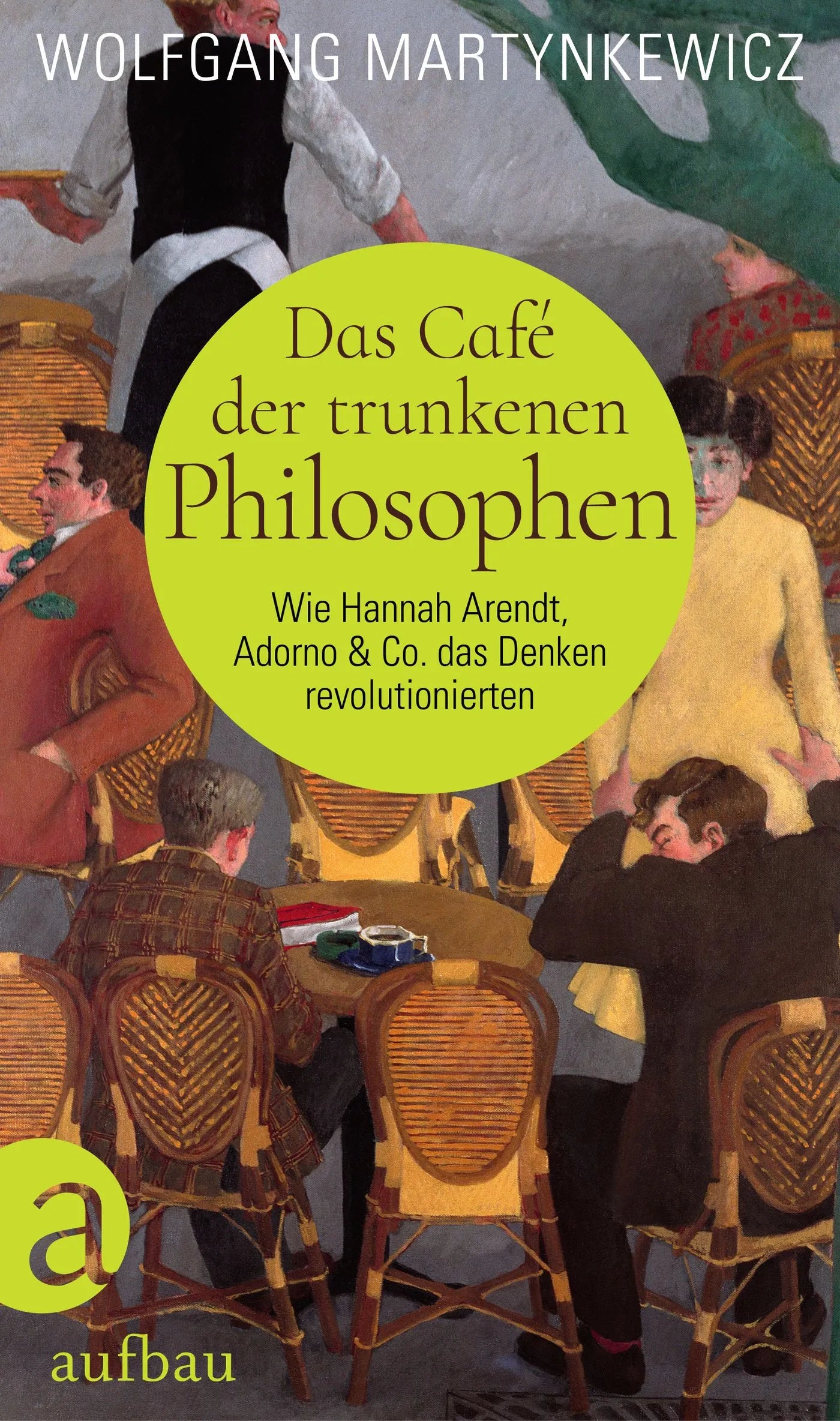 Buchcover von 'Das Café der trunkenen Philosophen' - Gebundene Ausgabe von Wolfgang Martynkewicz