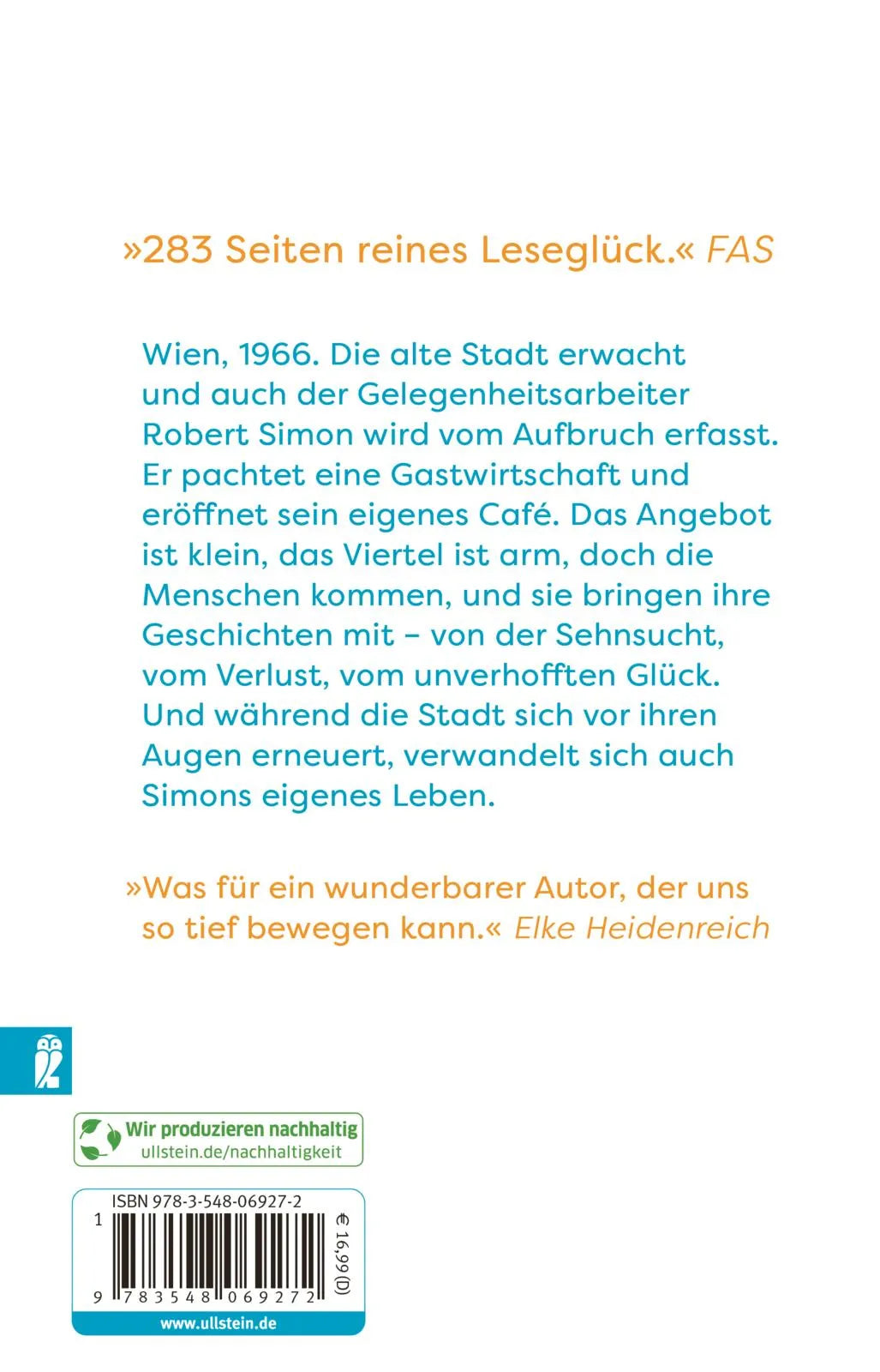 Rückseite: Das Café ohne Namen (Taschenbuch)