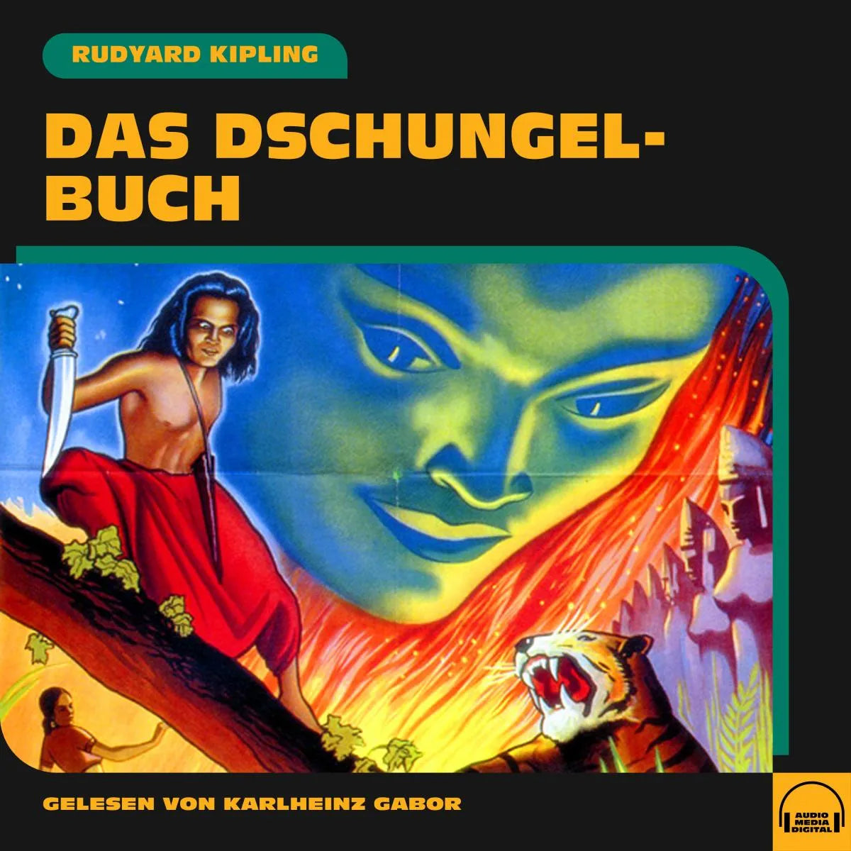 Cover: Das Dschungelbuch (Hörbuch Download) von Rudyard Kipling