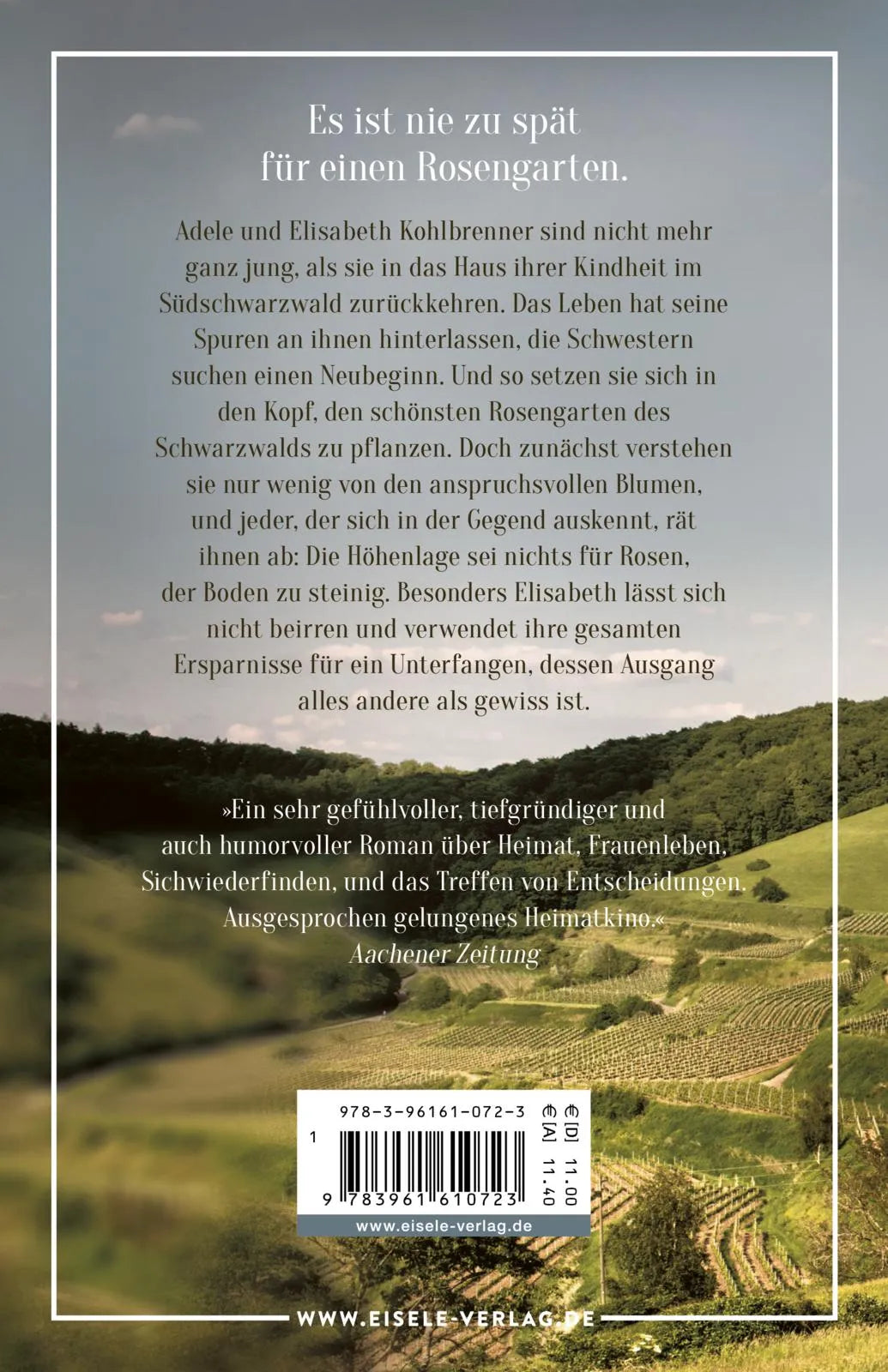 Buchrückseite von 'Das einfache Leben' mit Klappentext - Taschenbuch