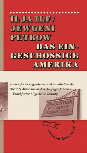 Buchcover von 'Das eingeschossige Amerika' - Gebundene Ausgabe von Ilja Ilf