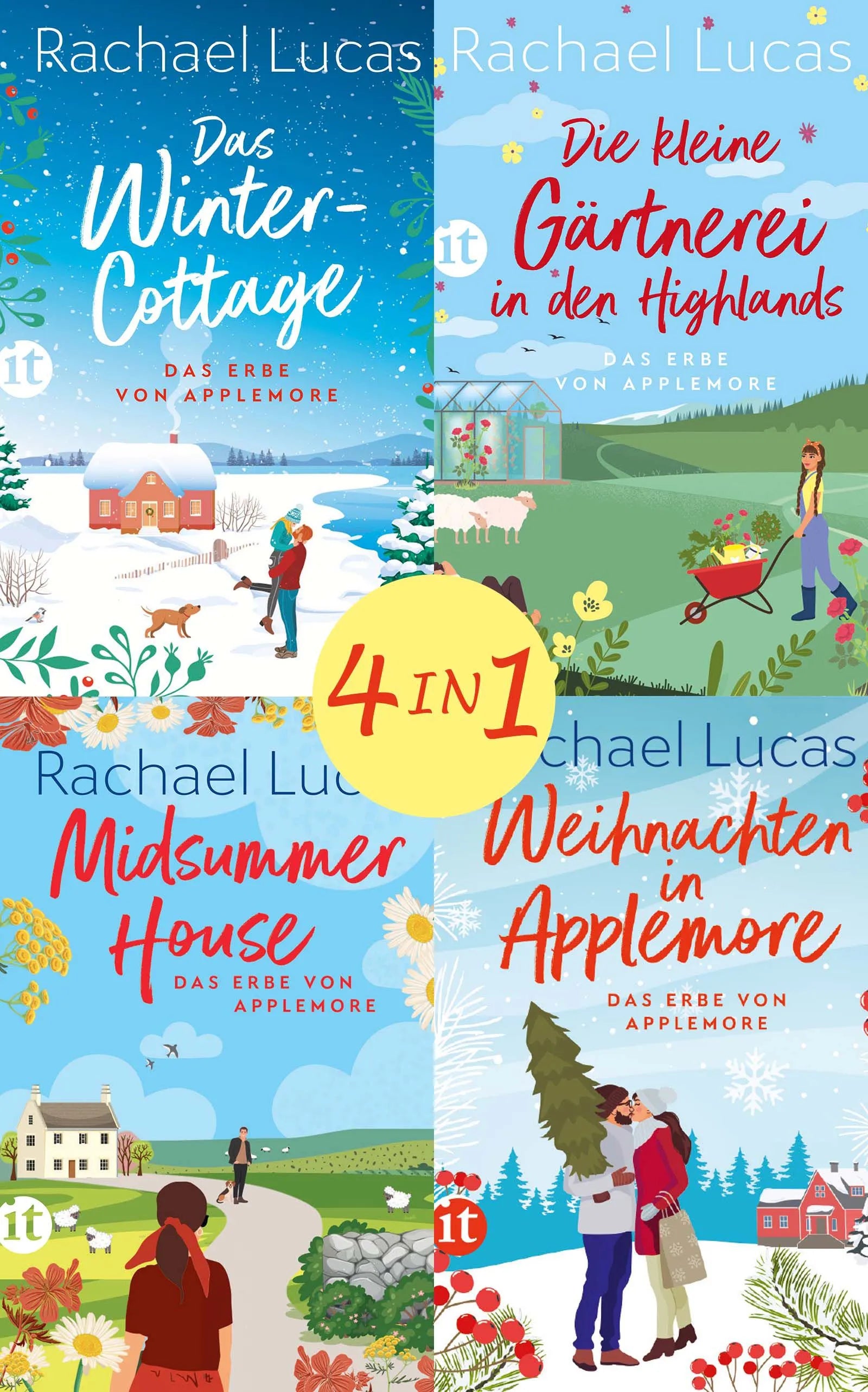 Cover: Das Erbe von Applemore. Band 1-4 (E-Book) von Rachael Lucas