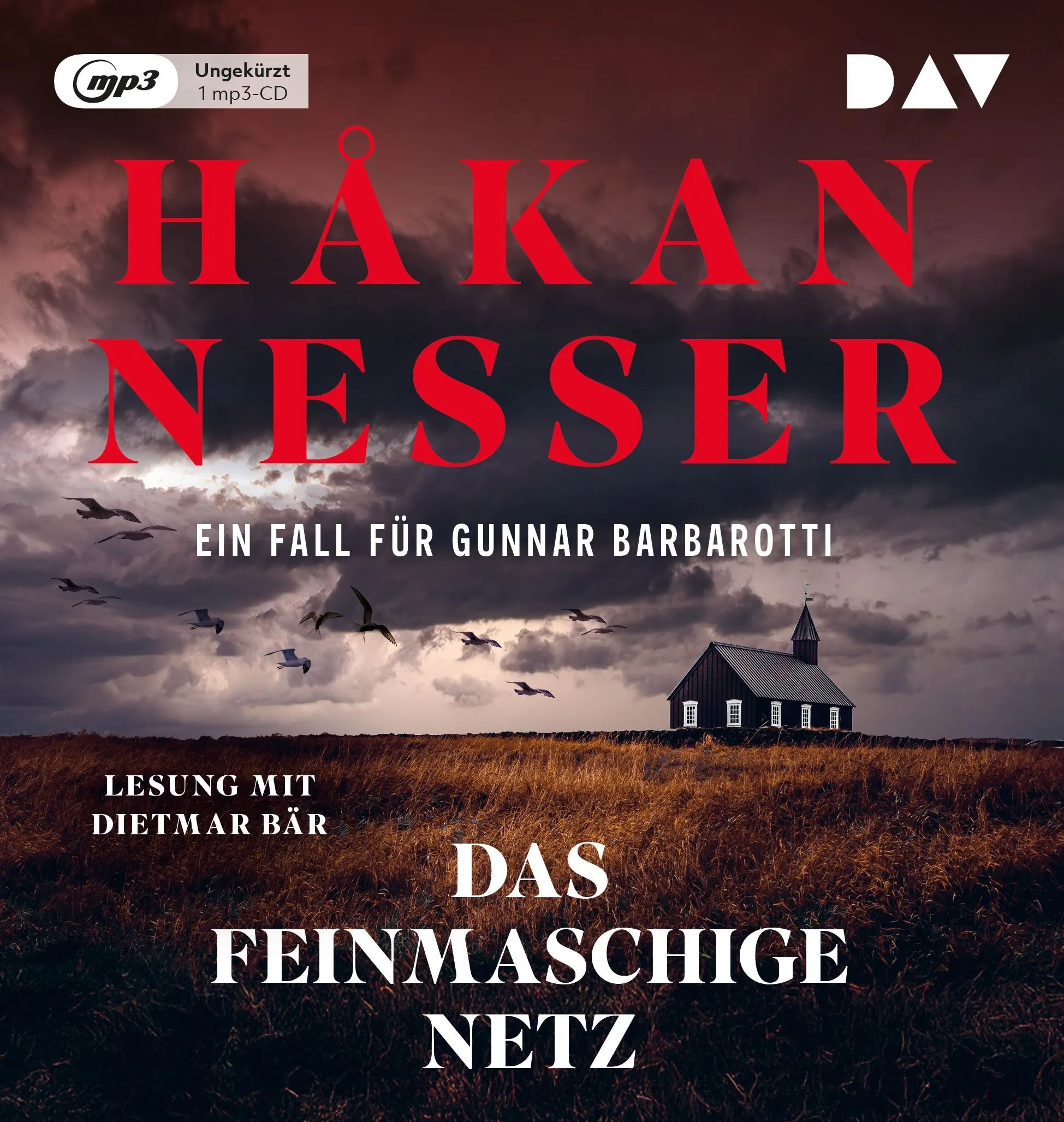 Cover: Das feinmaschige Netz. Ein Fall für Gunnar Barbarotti (Hörbuch CD) von Håkan Nesser