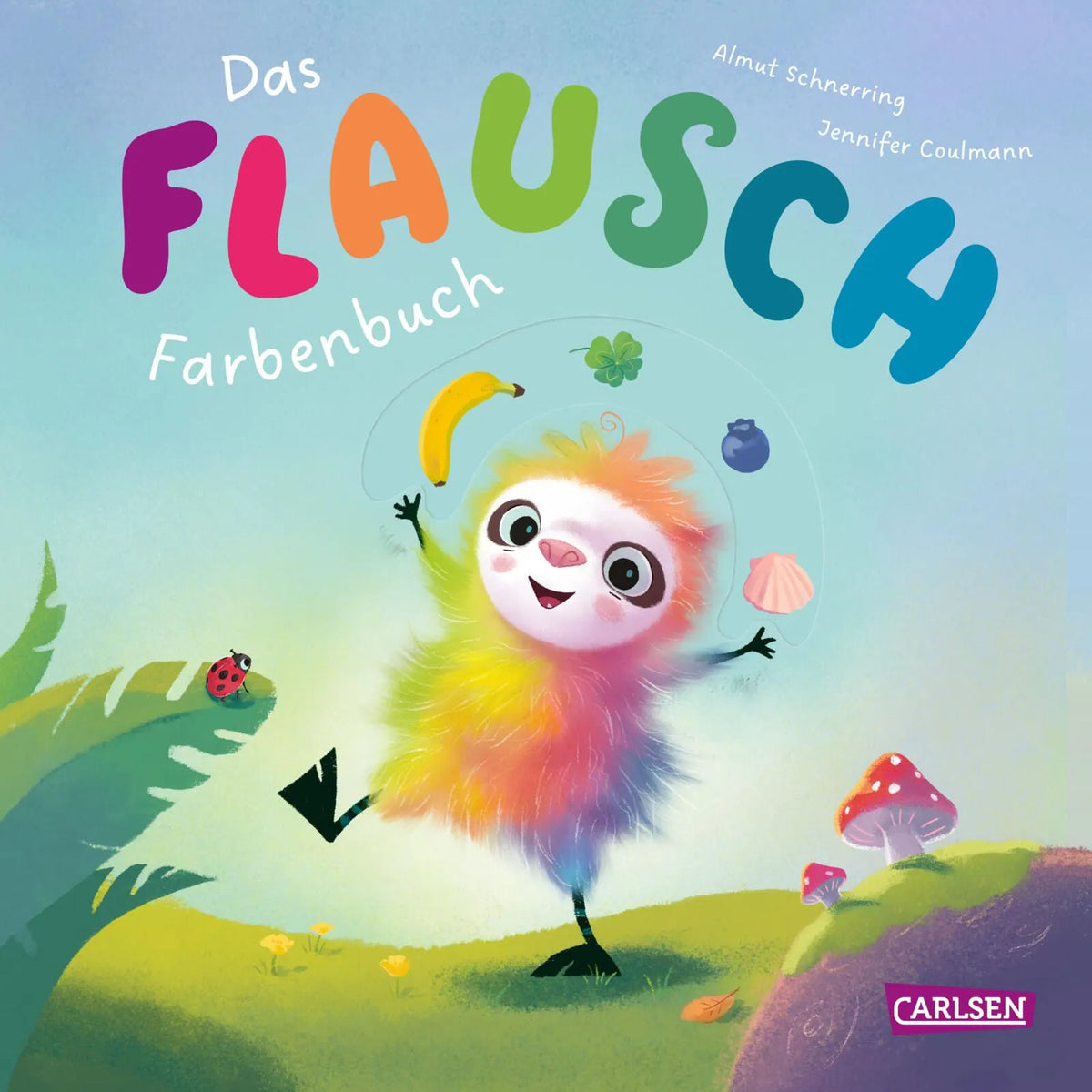 Cover: Das Flausch Farbenbuch (Hardcover) von Almut Schnerring