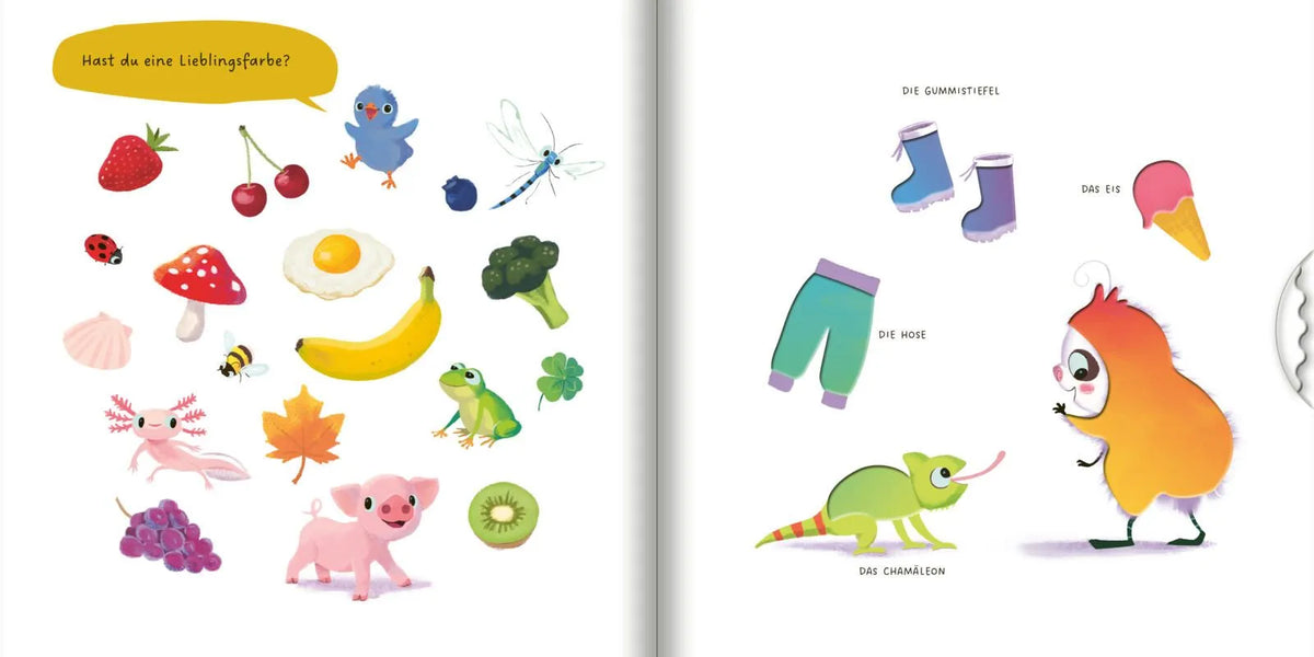 Detailansicht: Das Flausch Farbenbuch (Hardcover)