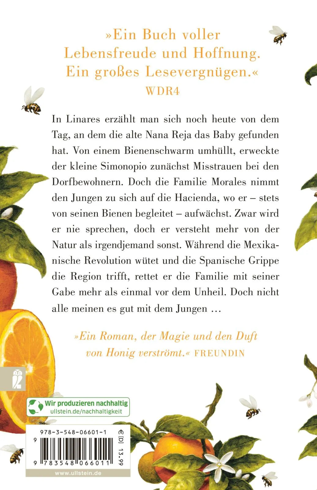 Rückseite: Das Flüstern der Bienen (Taschenbuch)