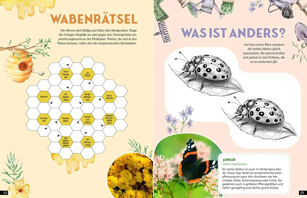 Detailansicht: Das Garten-Rätselbuch 2 – Mit Profi-Tipps von „Wir sind Garten“ (Taschenbuch)