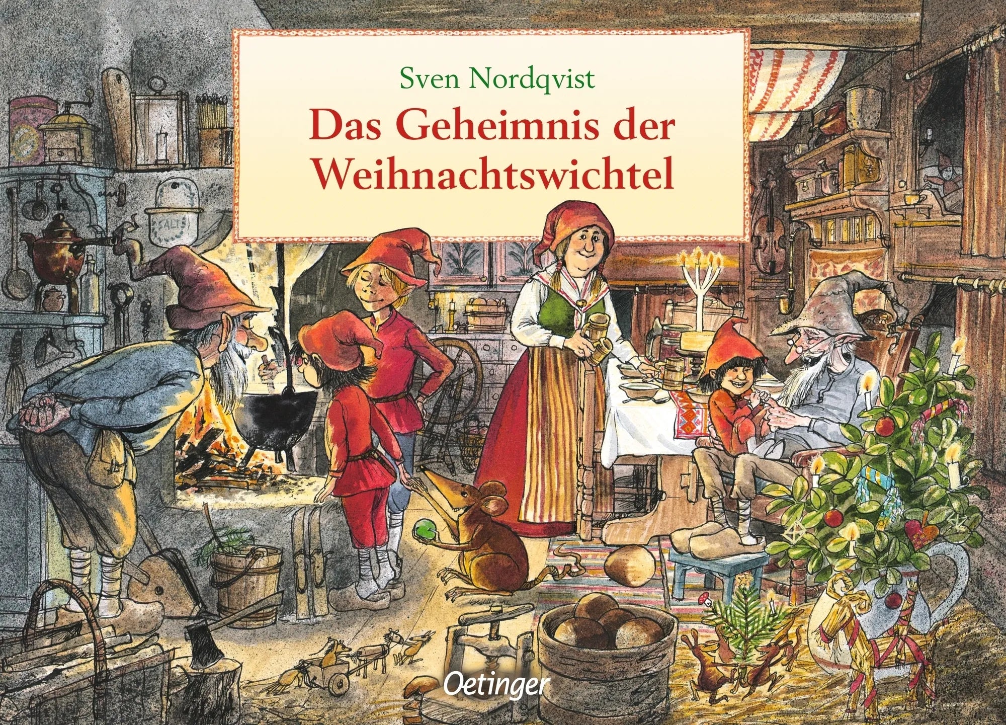 Cover: Das Geheimnis der Weihnachtswichtel (Hardcover) von Sven Nordqvist